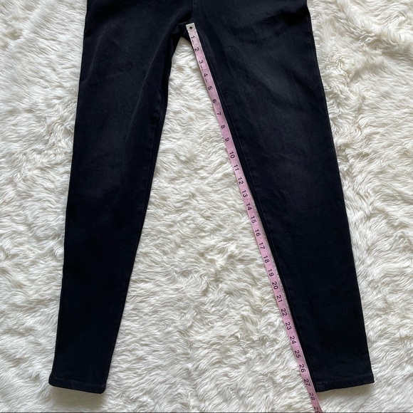 Betabrand Pants Skinny-Leg Yoga Denim Washed Black XS - Picture 11 of 11